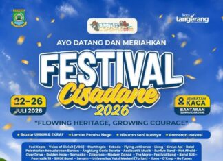 Festival Cisadane 2026 Digelar, Jadi Ikon Budaya Kota Tangerang dan Magnet Wisatawan