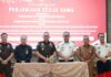 Kejati Sumsel, Pengadilan Tinggi Palembang, dan Ditjen Pemasyarakatan Teken MoU Persidangan Elektronik