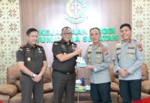 Kajati Sumsel Terima Audiensi Kapolda Sumsel, Perkuat Sinergi Penegakan Hukum