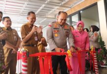 Kapolres Muara Enim Resmikan Nutrition Corner Powerfit, Dorong Personel Hidup Sehat dan Bugar