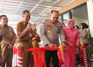 Kapolres Muara Enim Resmikan Nutrition Corner Powerfit, Dorong Personel Hidup Sehat dan Bugar
