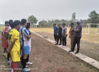 Seleksi U-17 Piala Bupati Cup Digelar di Curug, Puluhan Bibit Muda Siap Unjuk Kemampuan