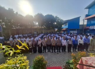 Polisi Masuk Sekolah, Pelajar Kota Tangerang Diingatkan Bahaya Tawuran dan Narkoba