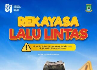 Pemkot Tangerang Perbaiki Empat Ruas Jalan, Warga Diimbau Ikuti Rekayasa Lalu Lintas
