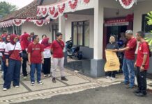 Sambut HUT ke-81 RI, Disnakan Ciamis Gelar Jalan Sehat Pererat Silaturahmi Pegawai