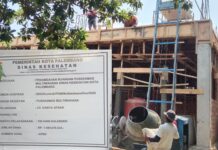 Proyek Ruangan Puskesmas Multiwahana Sako Rp1,4 Milyar Tanpa Dilengkapi K3, BPK Sebaiknya Audit Mutu Beton dan Volume Coran