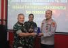 Pasis Dikreg LXVIII Seskoad Sambangi Polres Muara Enim