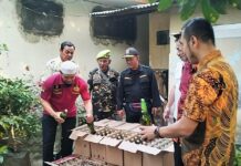35 Dus Miras Hasil Penyisiran Acara Family’s di Binong Dimusnahkan Polisi