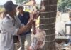 Warga Gelar Tasyakuran Potong Kambing Usai KPK OTT di BPN Bogor