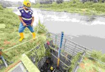 Hadapi Kemarau, PERUMDAM TKR Kerahkan Alat Berat Keruk Lumpur di Intake IPA Gading Serpong