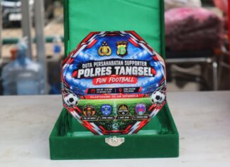 Duta Persahabatan Suporter Digelar di Tangsel, Kapolres Boy Jumalolo Serukan Jaga Perdamaian