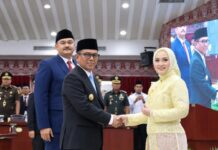 Diana Rosiyana Resmi Dilantik Jadi Anggota DPRD Kota Tangerang Lewat PAW Golkar