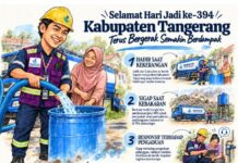 HUT ke-394 Kabupaten Tangerang, PERUMDAM TKR Salurkan Lebih dari 1 Juta Liter Air Bersih