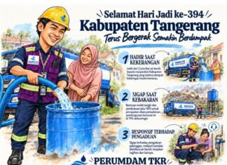 HUT ke-394 Kabupaten Tangerang, PERUMDAM TKR Salurkan Lebih dari 1 Juta Liter Air Bersih