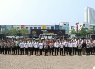 12 Personel Polres Metro Tangerang Kota Terima Penghargaan Kapolda, Berhasil Ungkap 25 Kg Sabu