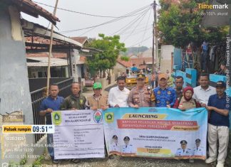 Pemdes Kampungsawah Launching Bantuan Keuangan Akselerasi Perdesaan 2026, Hotmix Jalan di Tiga Titik
